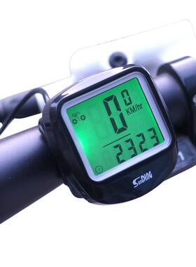 sunding 顺东 568AE 自行车码表 单车 夜光 里程表 中 英文 背光