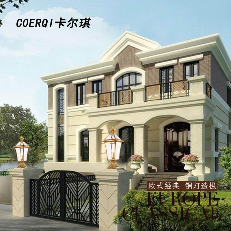 花园别墅户外围墙灯阳台灯门柱灯景观庭院灯柱头灯围墙防水室外