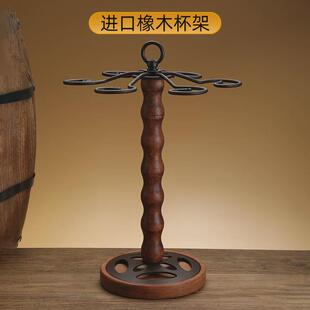 实木红酒杯架倒挂创意摆件高脚杯酒杯架现代简约欧式红酒架家用