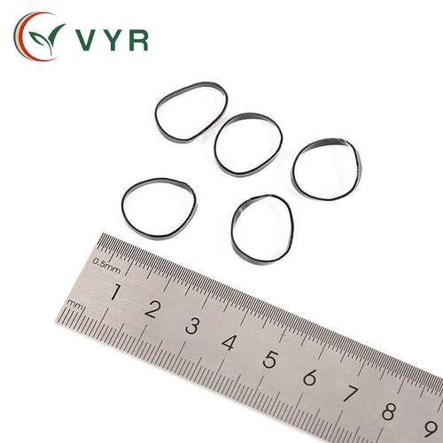 VYR8024TPU一次性黑色发圈儿童橡皮筋橡皮圈化妆店绑头发无尘