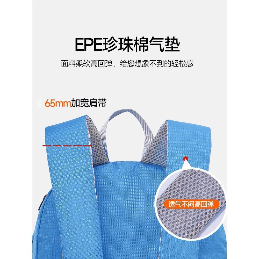 户外超轻皮肤包女夏季轻便折叠双肩包便携运动背包轻薄旅行登山包