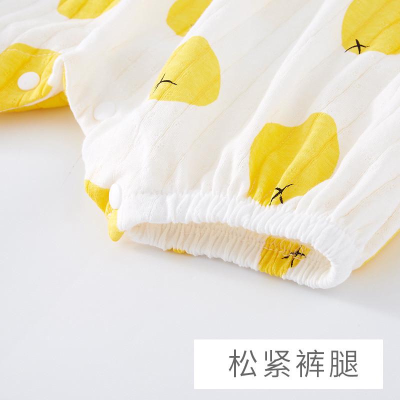 婴儿吊带连体衣夏季薄款背心公主哈衣可爱女宝包屁衣宝宝夏装衣服