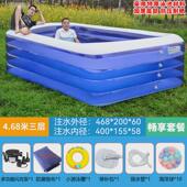 儿童戏水池小孩家庭超大成人折叠大型户外大人加厚充气游泳池家用