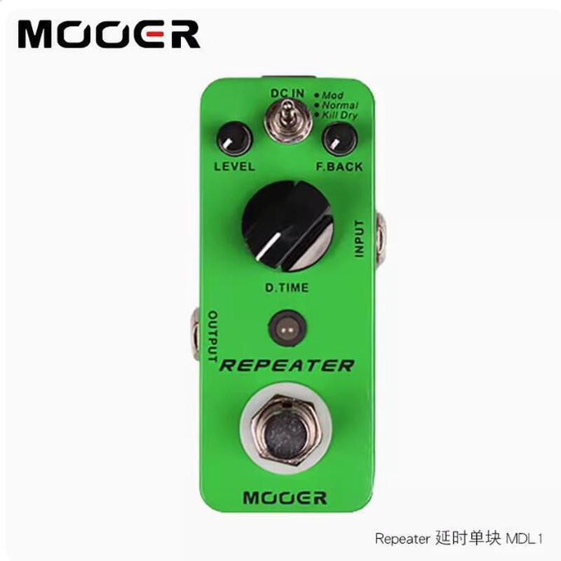 mooer魔音均衡压缩哇耳移调合唱混响延迟颤音电吉他单块效果器