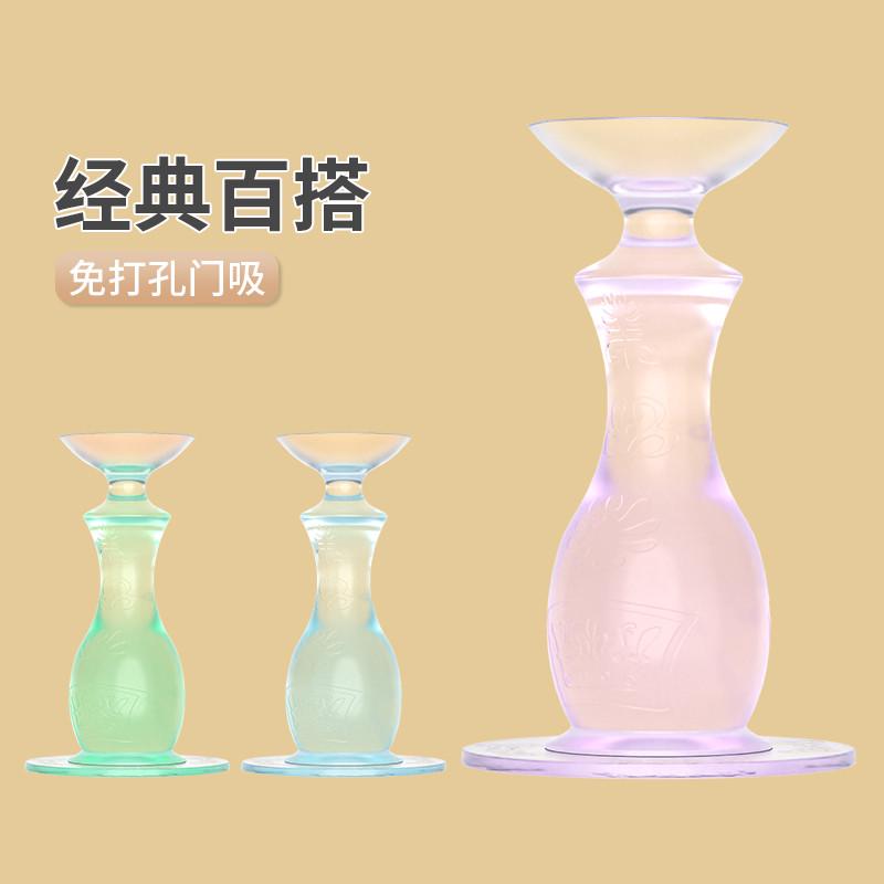 新款门吸软胶大门免打孔加长防撞静音玻璃门防风缓冲门阻硅胶门碰图片
