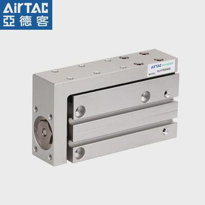 亚德客导轨hlh6/10x5x10x15x20x25x30x40x50x60s精密滑台小型气缸