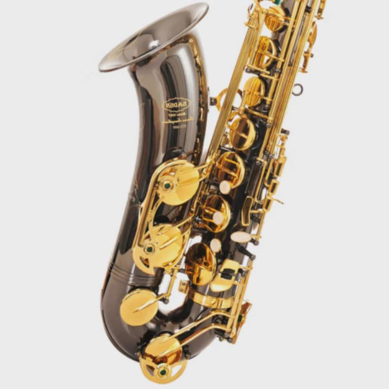 塞德森萨克斯降b调次中音萨克斯乐器镍萨双筋加固sts-680黑大金