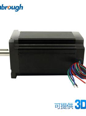 二相86单轴步进电机力矩12NM6A轴径15.875八线机身长156MM