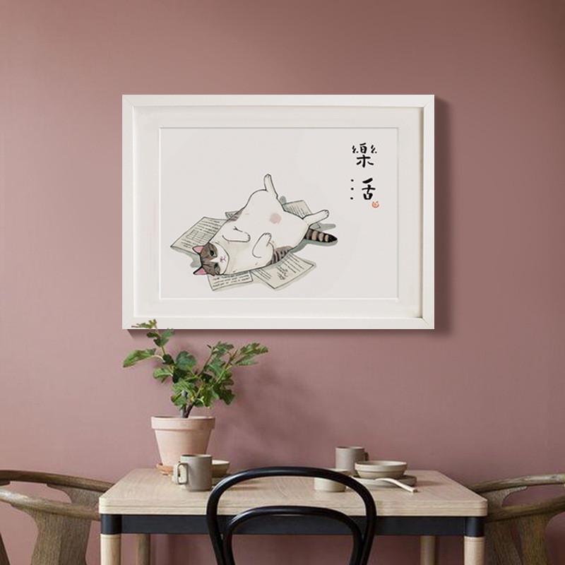 BC10猫肥家润翻盖电表箱免打孔配电箱弱电箱装饰画遮挡挂