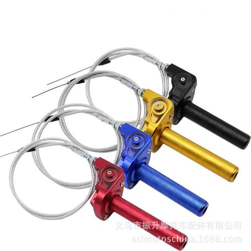 摩托车改装配件CNC大扭油可视油门转把加油器22mm油门线加速器CRF