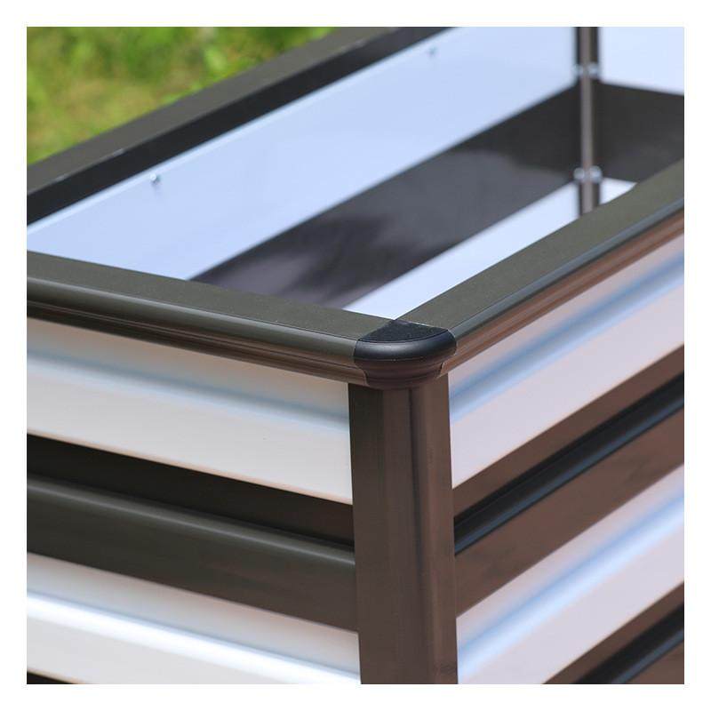 双拼铝合金花箱防腐防锈加厚户外园林室内阳台庭院种植箱大号花箱,鲜花速递/花卉仿真/绿植园艺,花盆,淘宝优惠券,粉丝福利购,淘宝优惠卷