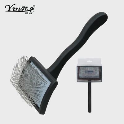 宠物梳子狗梳子泰迪拉毛美容狗梳子比熊梳子手感漆褪毛梳宠物用品