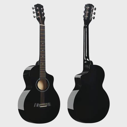 热销吉他民谣吉他新款38寸jf桶亮光罩光木吉他guitar琴练习吉他普