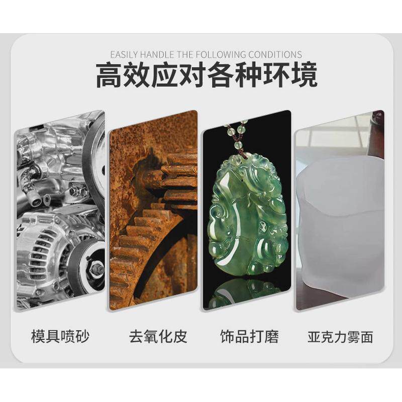 自动喷砂机平面输送式喷沙机木板门玻璃五金压铸铝件型材喷砂加工