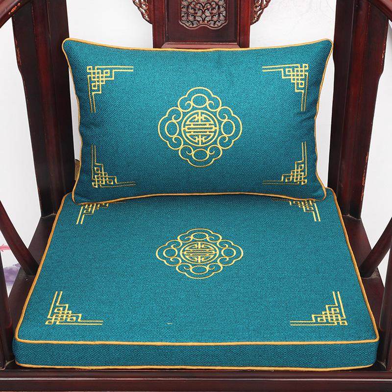 刺绣红木沙发坐垫茶椅太师椅圈椅实木凳四季通用新中式座垫换鞋凳,居家布艺,椅垫,淘宝优惠券,粉丝福利购,淘宝优惠卷
