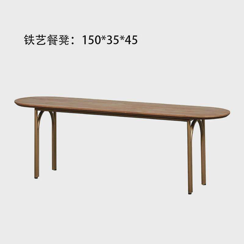 北欧实木餐桌组合中小户型椭圆不锈钢桌腿复古古风饭桌家用型餐桌,住宅家具,实木餐桌,淘宝优惠券,粉丝福利购,淘宝优惠卷