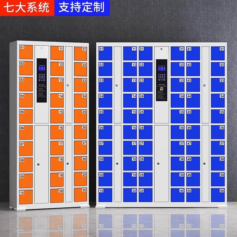 物品存放柜超市存包储物柜铁皮储物柜超市寄存柜密码柜手机商场