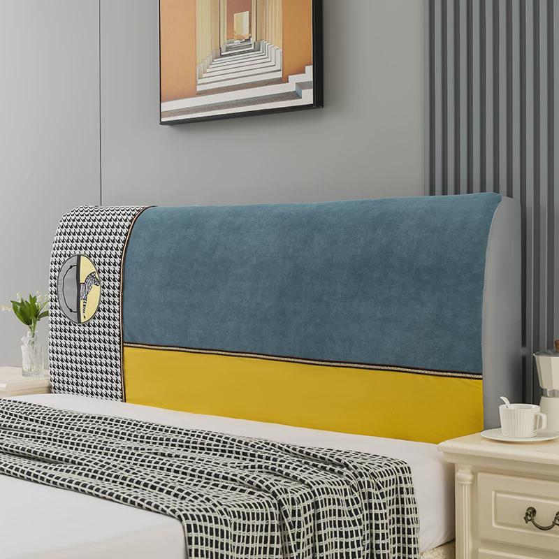 2o6x床头套罩2023新款床头罩通用保护套全包木皮革靠背轻