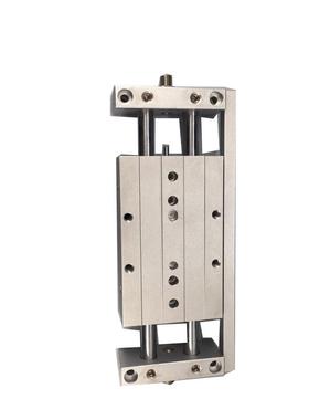 万朝气动滑台双轴轨道轴stwa\b10*25带导杆气缸二杆二气缸气缸