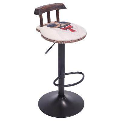 美式酒吧椅复古实木吧台椅升降椅家用靠背椅子高凳旋转吧凳高脚凳,商业/办公家具,酒吧椅,淘宝优惠券,粉丝福利购,淘宝优惠卷