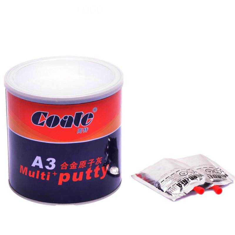 金昵合金4kg原子灰汽车钣邦镀锌板铝板不锈钢专用汽车修补原子灰