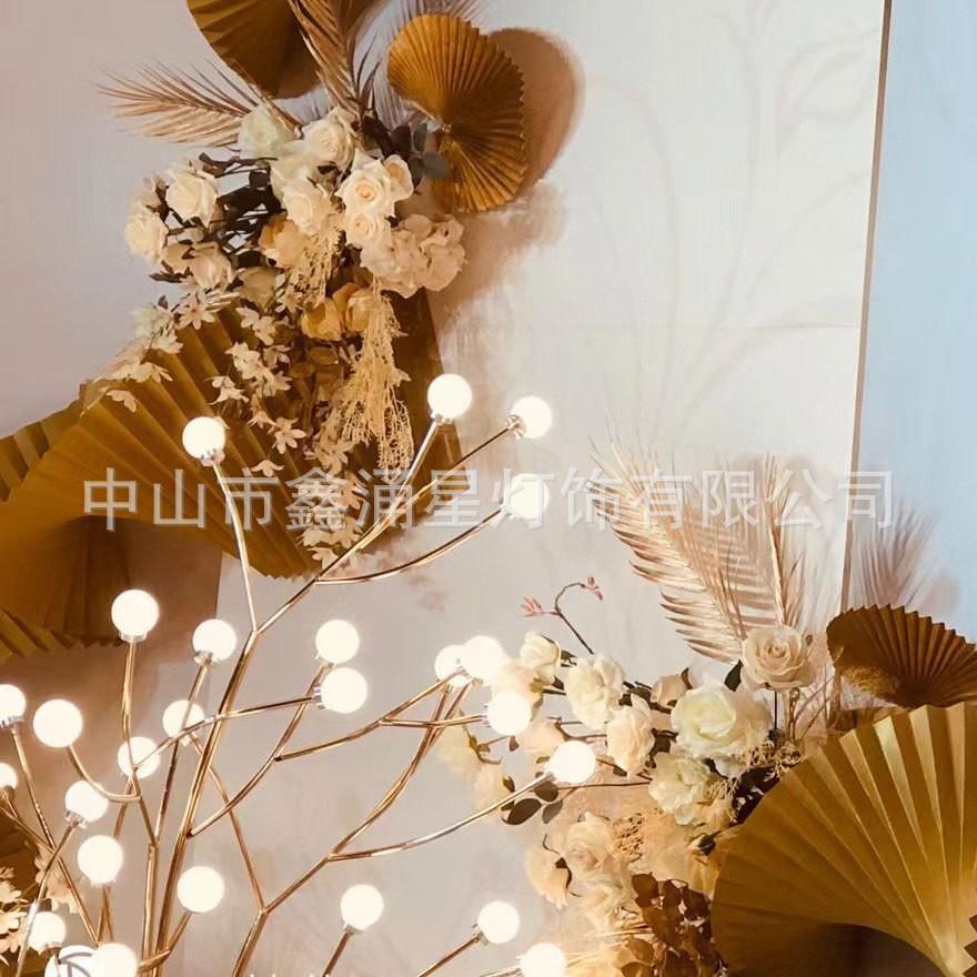 新款婚庆路引灯礼堂婚礼布置道具节日橱窗装扮道具中式场地路引灯
