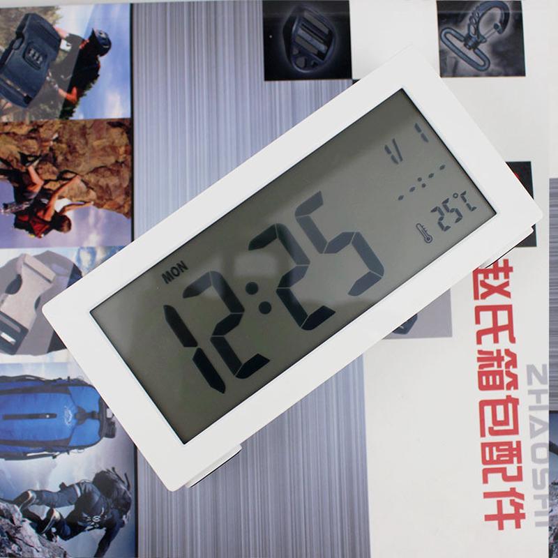 简约静音138闹钟懒人学生创意闹钟床头钟夜光LED电子数字闹钟
