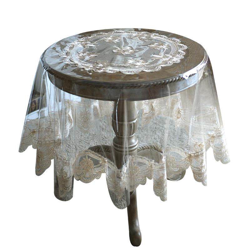 pvc茶几布桌布防水防油免洗透明桌垫布蕾丝圆水晶板软玻璃餐桌布,居家布艺,桌布,淘宝优惠券,粉丝福利购,淘宝优惠卷