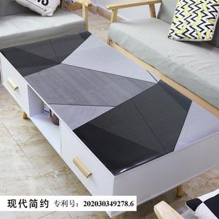 仿大理石纹茶几垫防水防油桌布防烫塑料白色灰pvc餐桌垫免洗台布