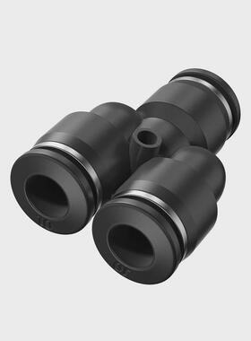 tpm朝日气动pwyy型气管快速接头py6/8/10/12/16变径三通-8/50只装