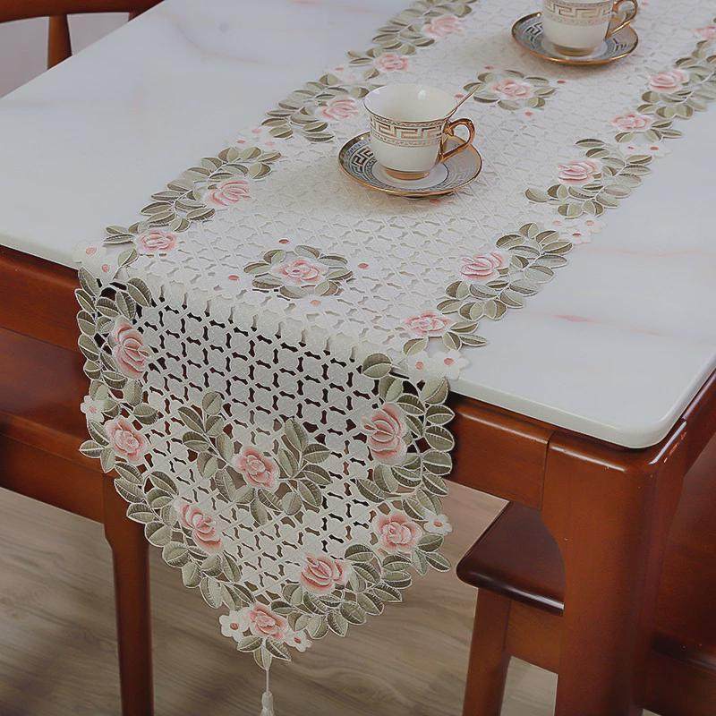 货源轻奢高级感布艺桌旗镂空茶几餐桌桌布电视柜防尘盖巾茶旗,居家布艺,桌旗,淘宝优惠券,粉丝福利购,淘宝优惠卷