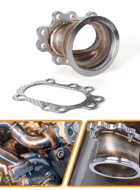 汽车改装配件3英寸涡轮增压器8孔法兰底座带垫片适用于T25T28