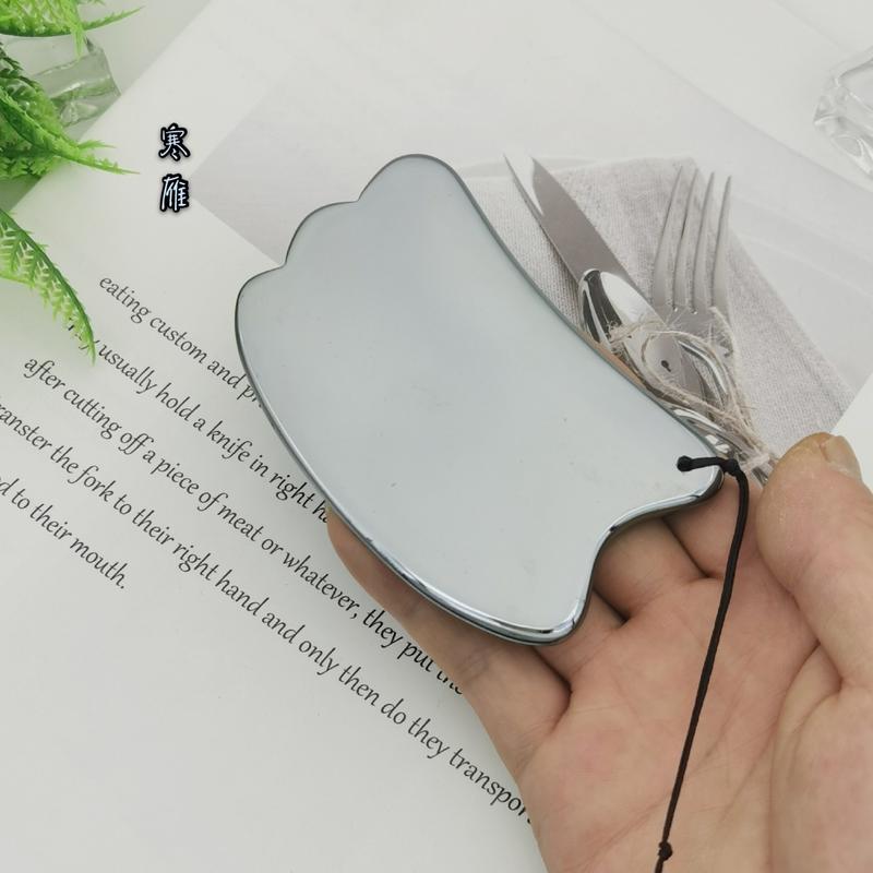 v脸-天然太赫兹terahertz能量石刮痧板全身寒雁全身按摩瞬间融冰