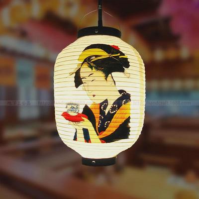 中秋国庆pvc日式灯笼户外防水防晒冬瓜和风折叠广告寿司刺身装饰