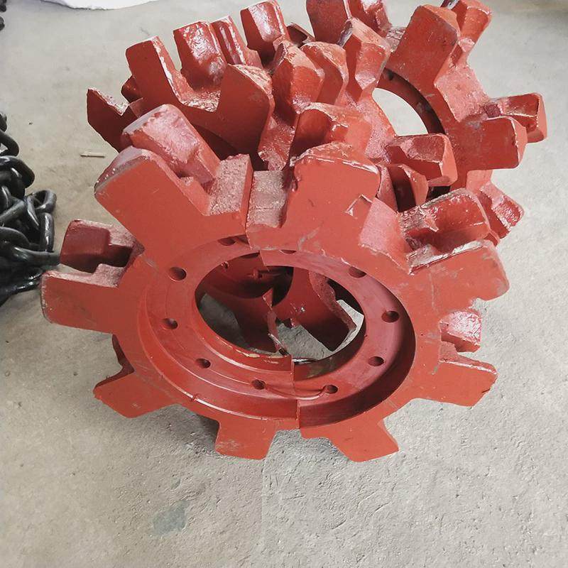 矿用提升机链轮链轮锰钢锻造多齿工业矿用斗式提升机链条传动链轮