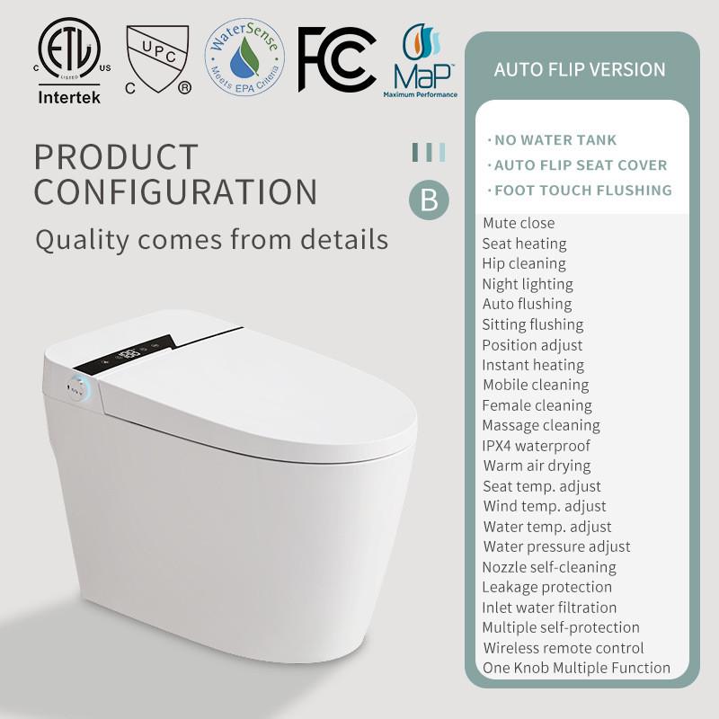 customisationwall-mountedsmarttoilet110volts排馬桶墙智能