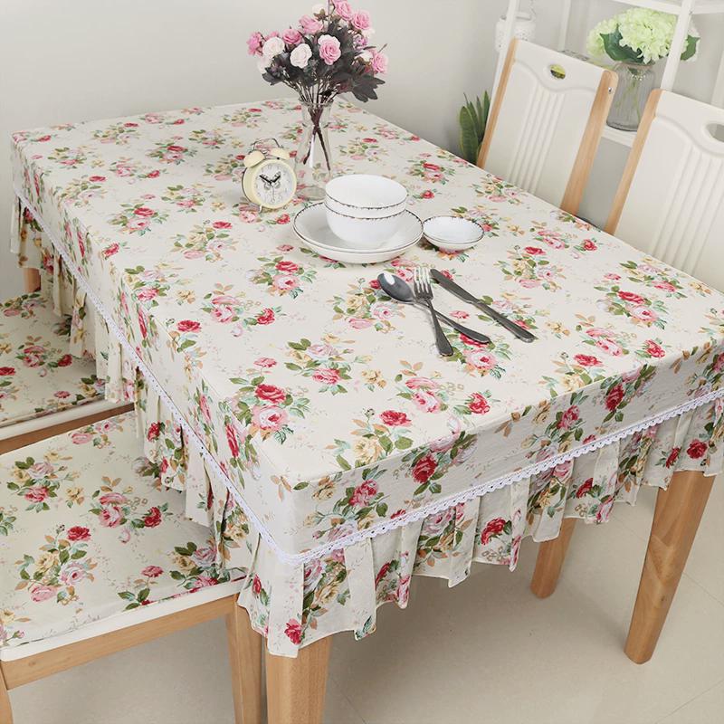 q683餐桌布茶几套长方形桌布餐桌套椭圆桌布布艺小清新台布茶几布