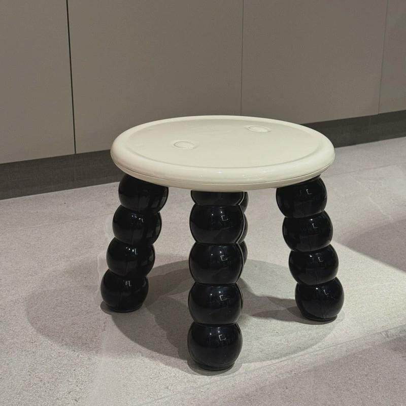 奶油现代简约换鞋凳矮凳家用风客厅茶几不占空间的乔迁新居新品