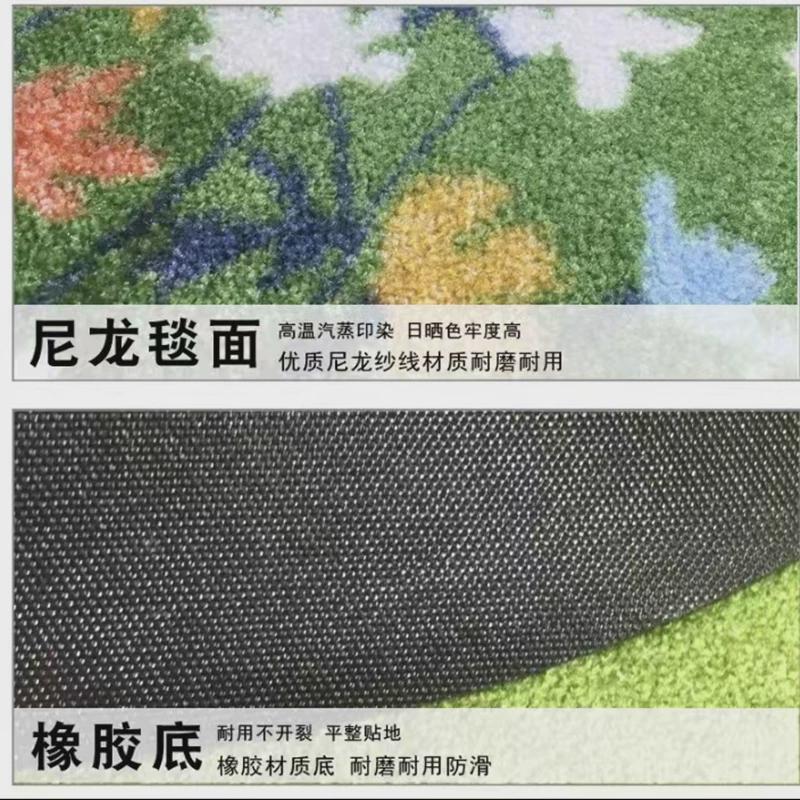尼龙防滑垫橡胶地毯商用地毯印logo公司门口印花迎宾地毯广告地垫