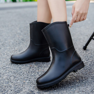 2026新款雨鞋女款短筒雨靴时尚冬季水鞋厨房成人防滑防水耐磨胶鞋