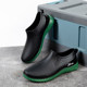 加绒保暖防水厨房外卖骑手男款 男士 防滑钓鱼水鞋 短款 低帮雨靴 雨鞋