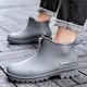 雨鞋 钓鱼胶鞋 防滑男款 加绒2026新款 工地赶海短筒防水雨靴 水鞋 男士