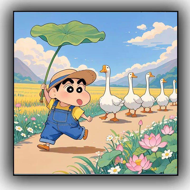 可爱治愈系贴画粘画卧室