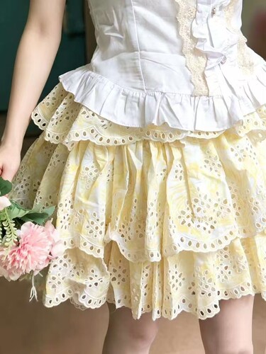 纯棉lolita洛丽塔doll感SK半裙