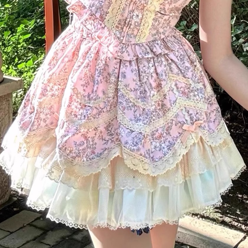 公主自留地洛丽塔半身裙