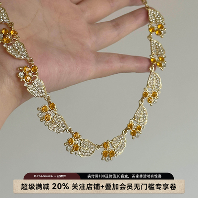 B.treasure复古宫廷风项链女小众设计感轻奢高级感锁骨链颈链