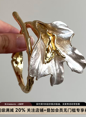 B.treasure复古老钱风金属手镯