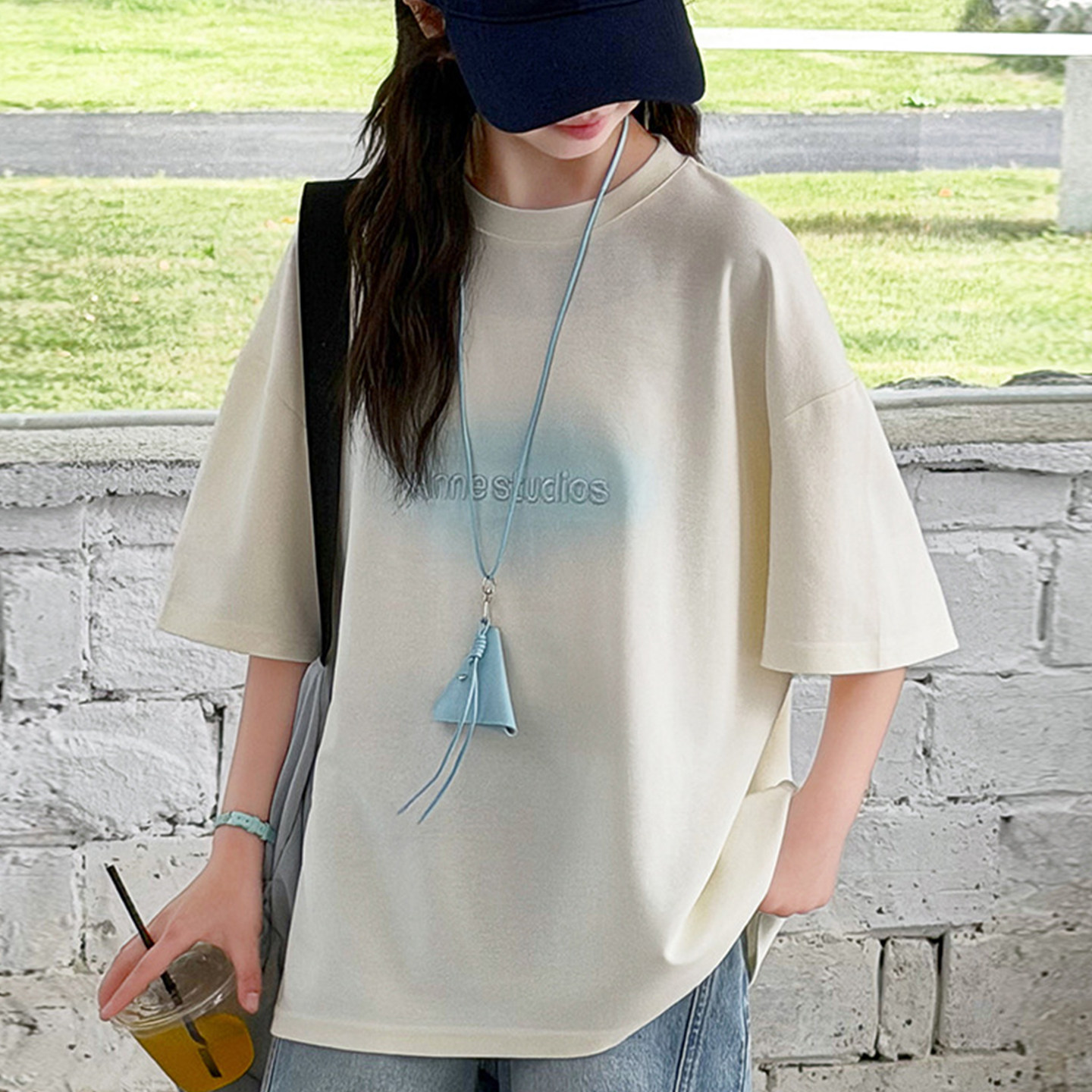 女童t恤短袖12到15岁中大童夏装半袖 儿童小女孩白色洋气休闲上衣