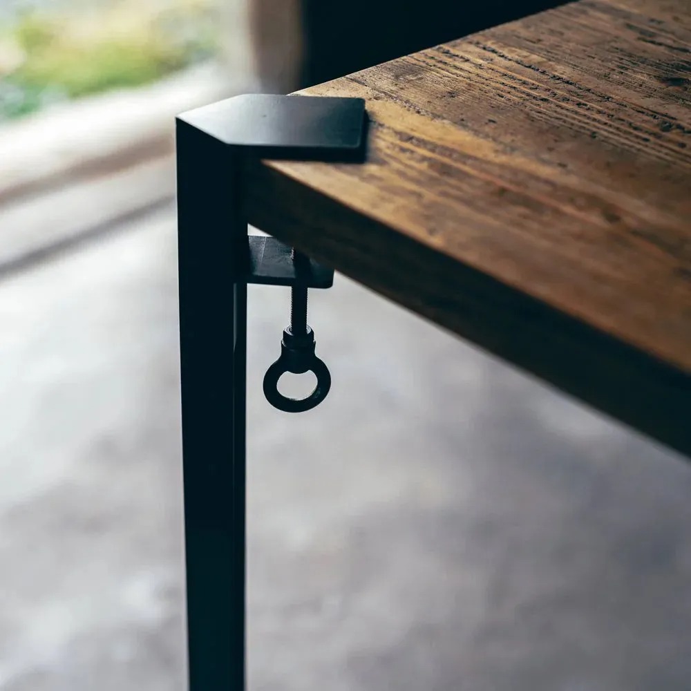 户外桌脚支架金属桌腿铁艺diy可拆卸露营桌脚工作台支撑架书桌脚