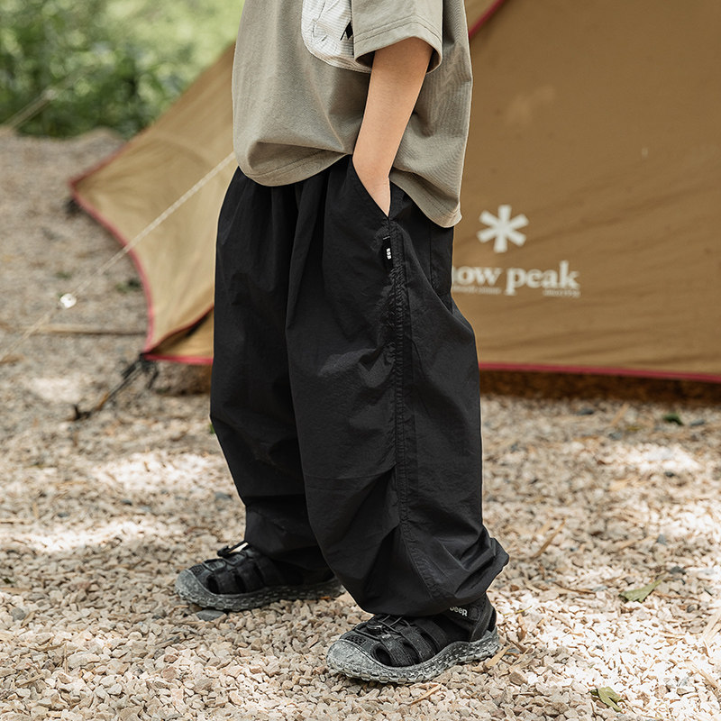 米修叻 男童速干轻量防晒长裤超薄抗UV UPF100+2025夏季新款裤子